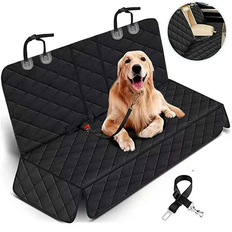 Car Dog Seat Cover for Back Seat Waterproof Auto Rear Pet Seat Protector Mat Nonslip Universal Safety Carrier for Outing Dogs Y251216