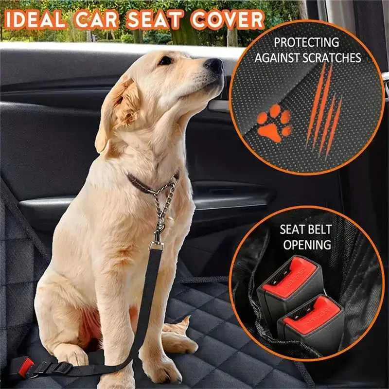 Car Dog Seat Cover for Back Seat Waterproof Auto Rear Pet Seat Protector Mat Nonslip Universal Safety Carrier for Outing Dogs Y251216